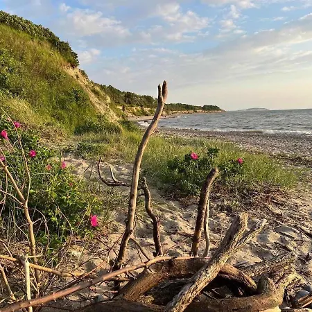 Hauslieblingsplatz - Am - Luxus Mit 4 Schlafzimmern, 3 Badezimmern Sauna, Kamin, Weber-grill Und Wallbox * Dranske